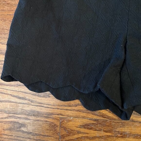 LOFT Riviera Shorts in Scalloped Linen Cotton Size 0 Preppy Classic - Picture 9 of 12